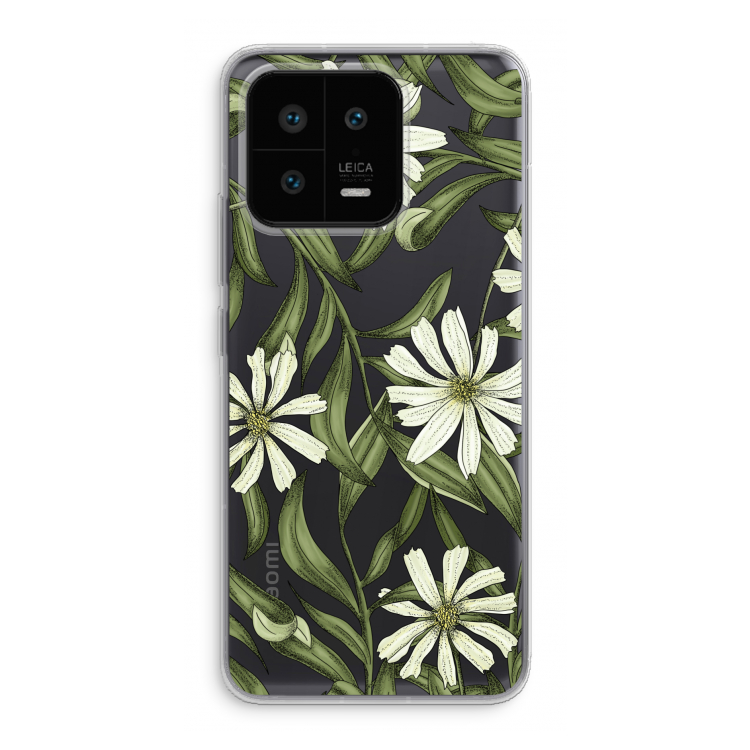 White flower pattern