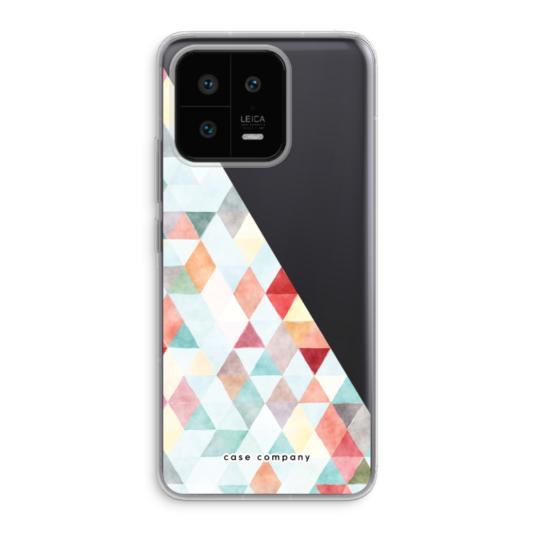Coloured triangles pastel