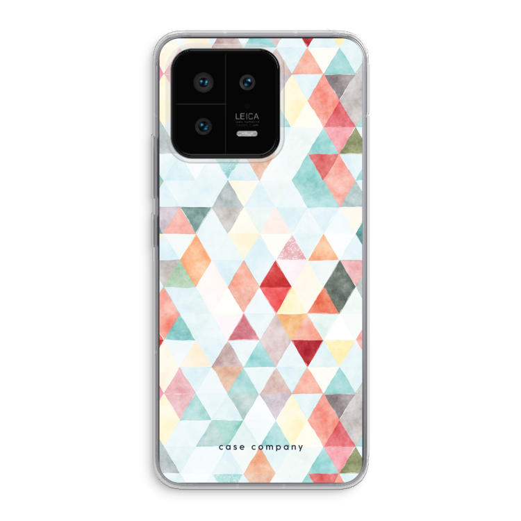 Coloured triangles pastel