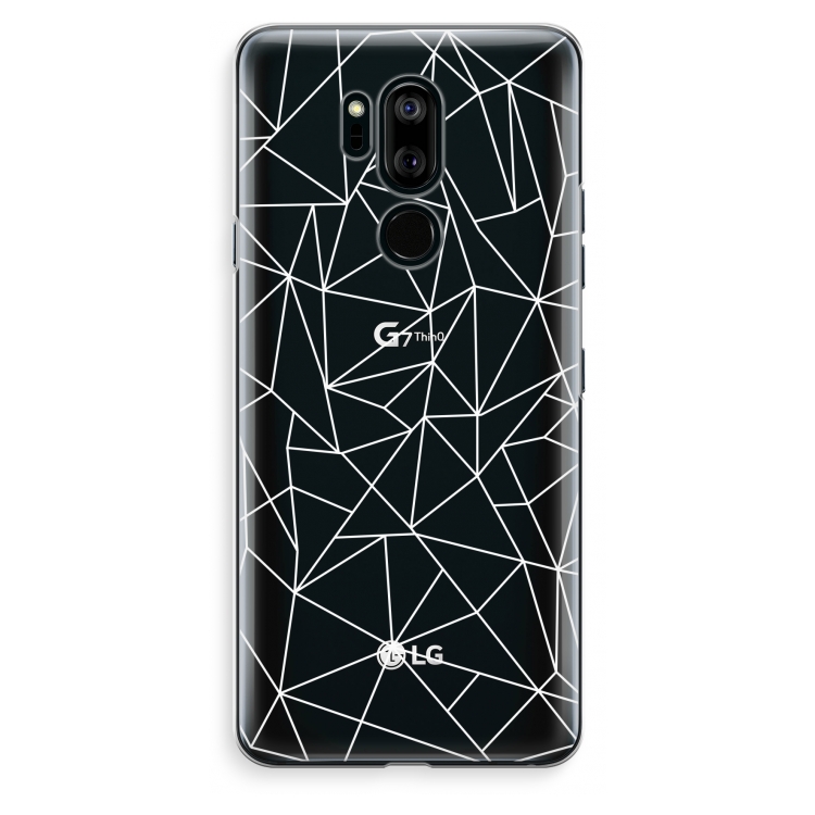 Geometric lines white