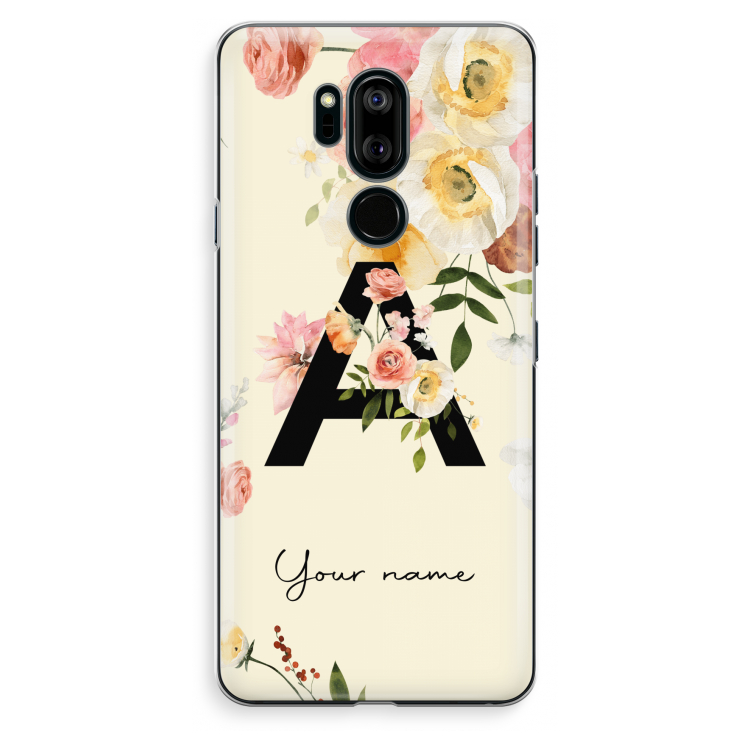 Flirty Flowers Monogram