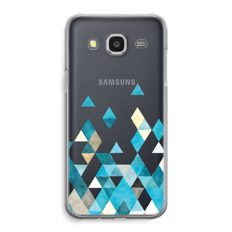 Coloured triangles blue