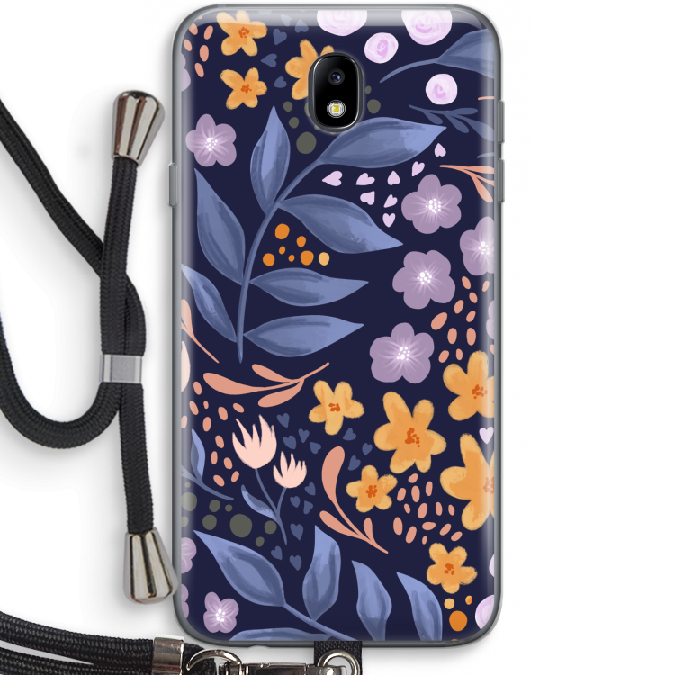 Flowers with blue leaves