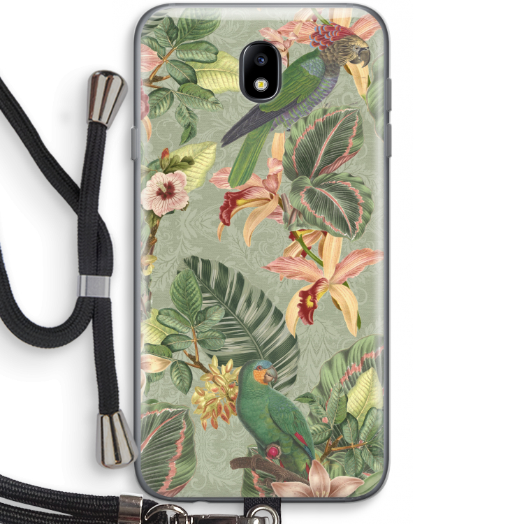 Tropical jungle parrot