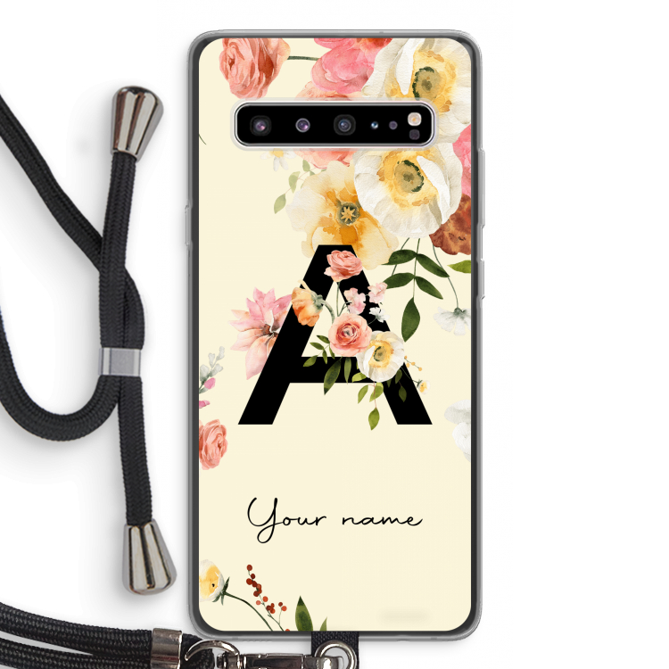 Flirty Flowers Monogram