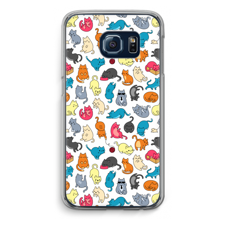Colourful cats