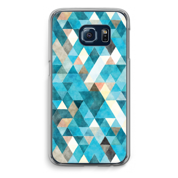Coloured triangles blue