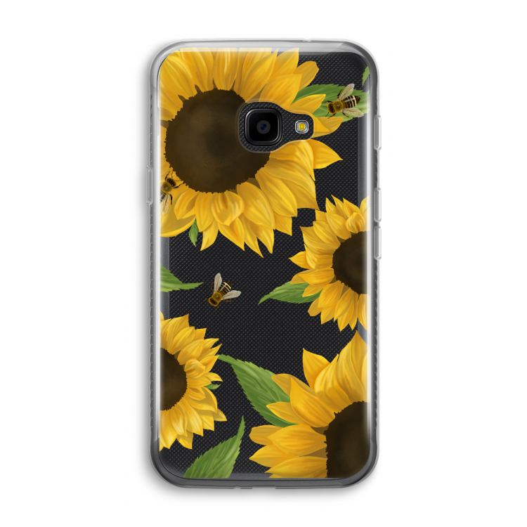 Sunflower and bees