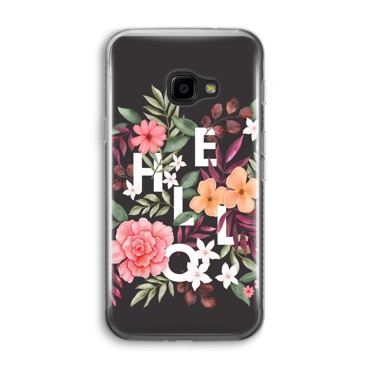 Hello in flowers