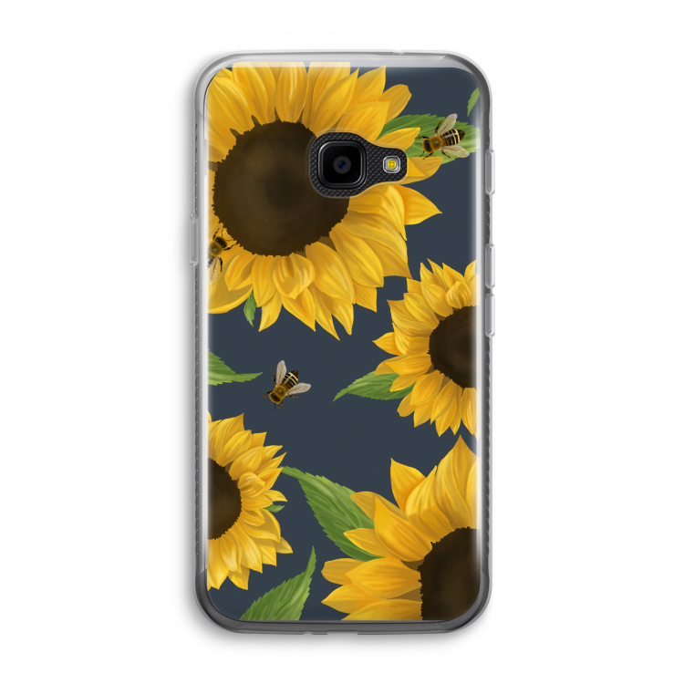 Sunflower and bees