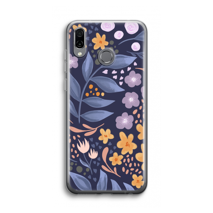 Flowers with blue leaves