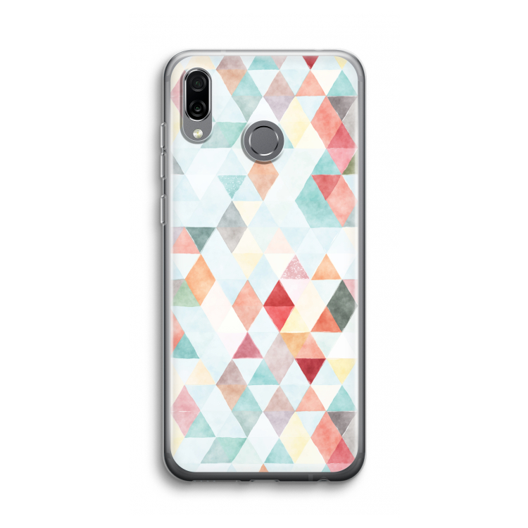 Coloured triangles pastel