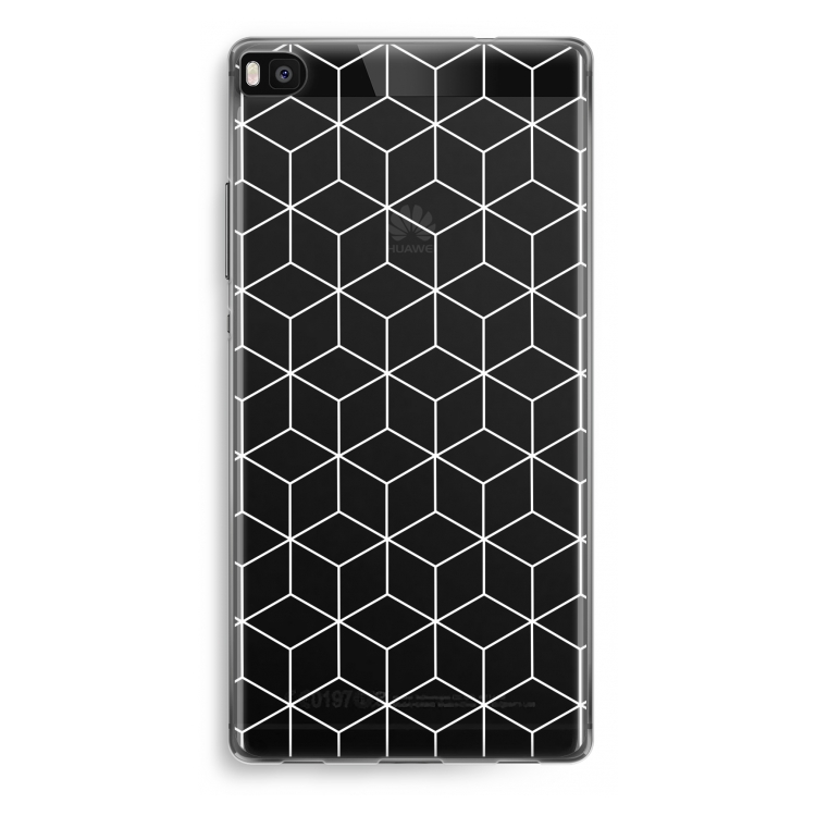 Cubes black and white