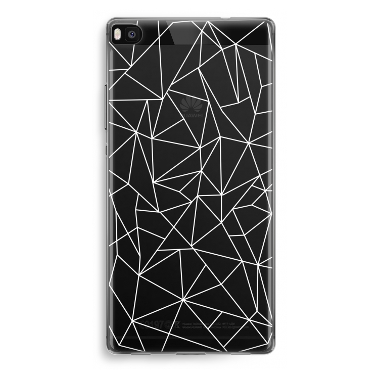 Geometric lines white