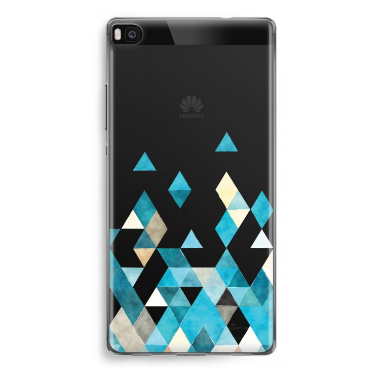 Coloured triangles blue
