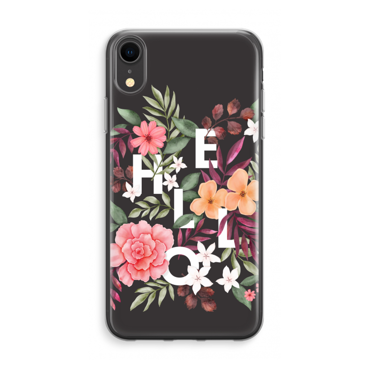 Hello in flowers