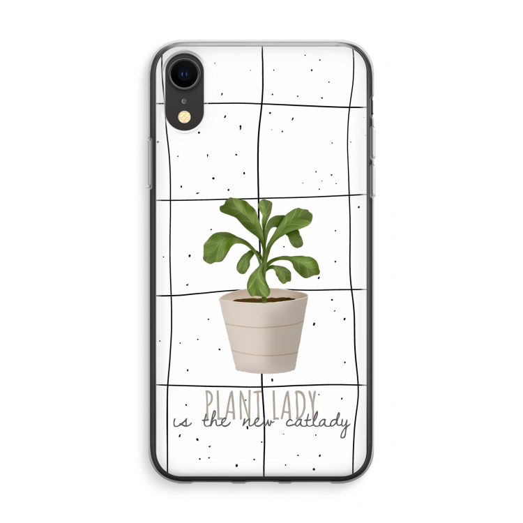 Houseplant on windowpane