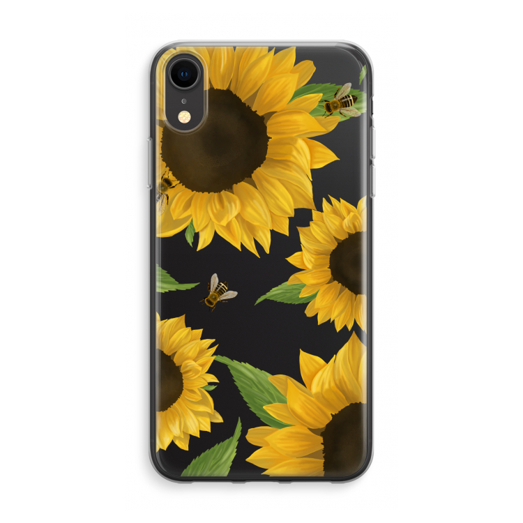 Sunflower and bees