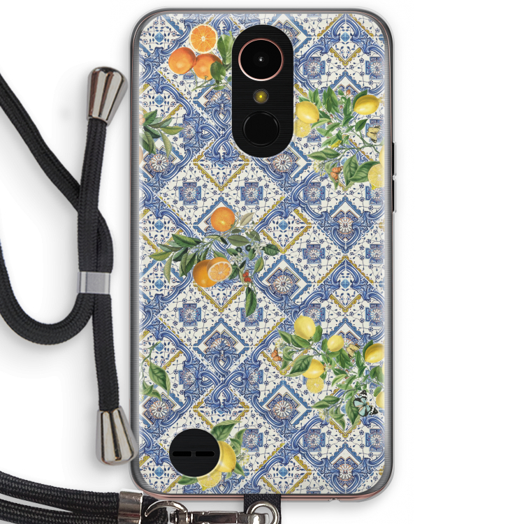 Tuiles bleues, citrons et oranges - petit format