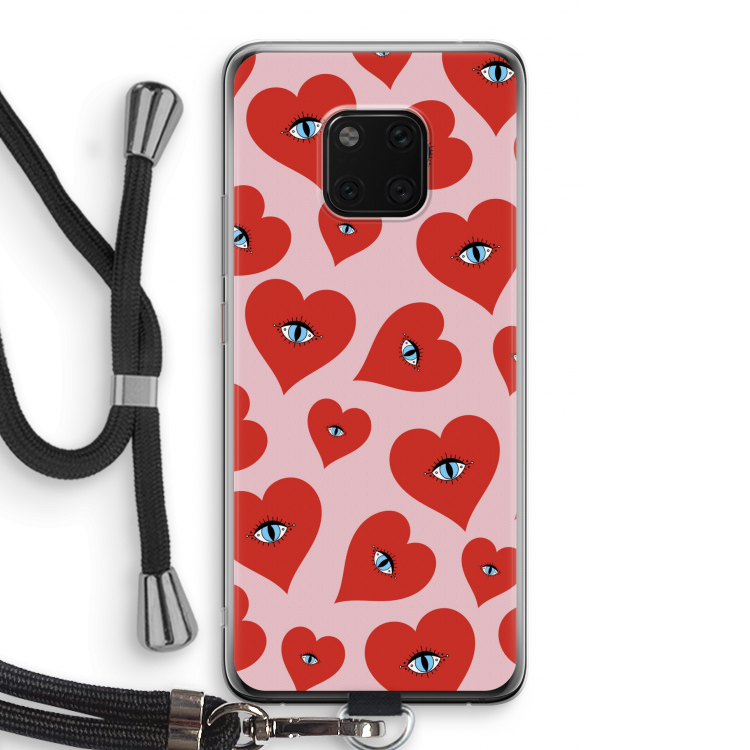 Red heart eyes
