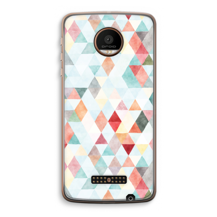 Coloured triangles pastel