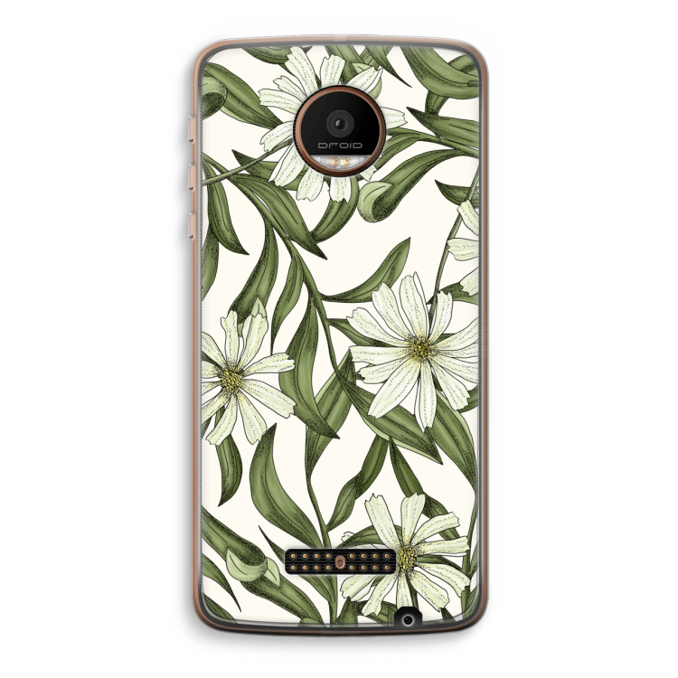 White flower pattern