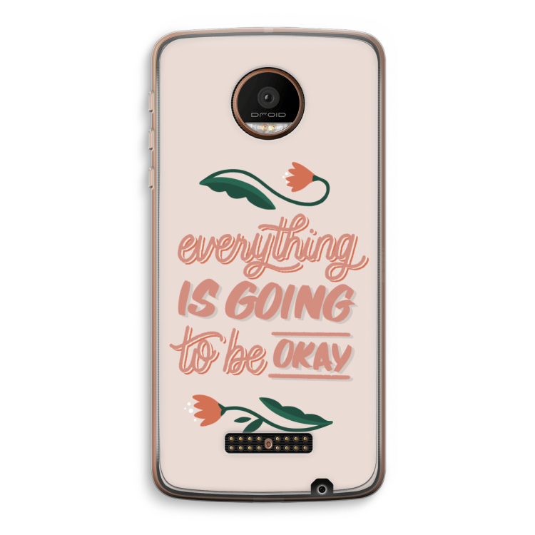 Optimistic flower girl