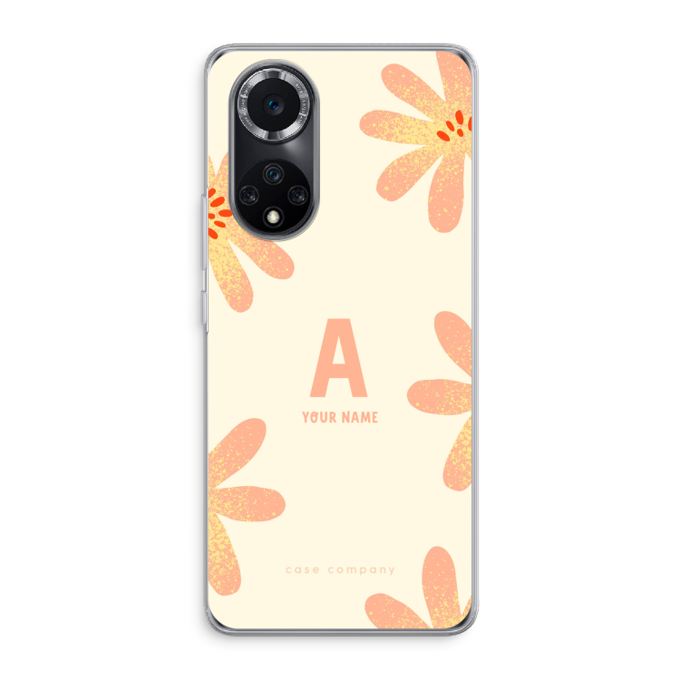 Peach Blossom Monogram