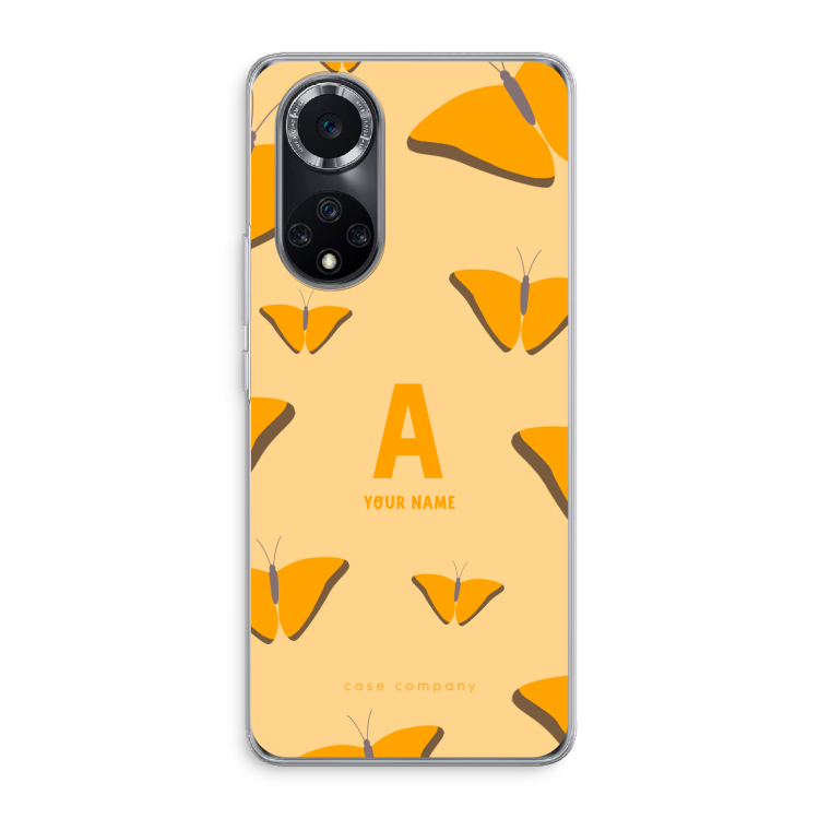 Amber Butterflies Monogram
