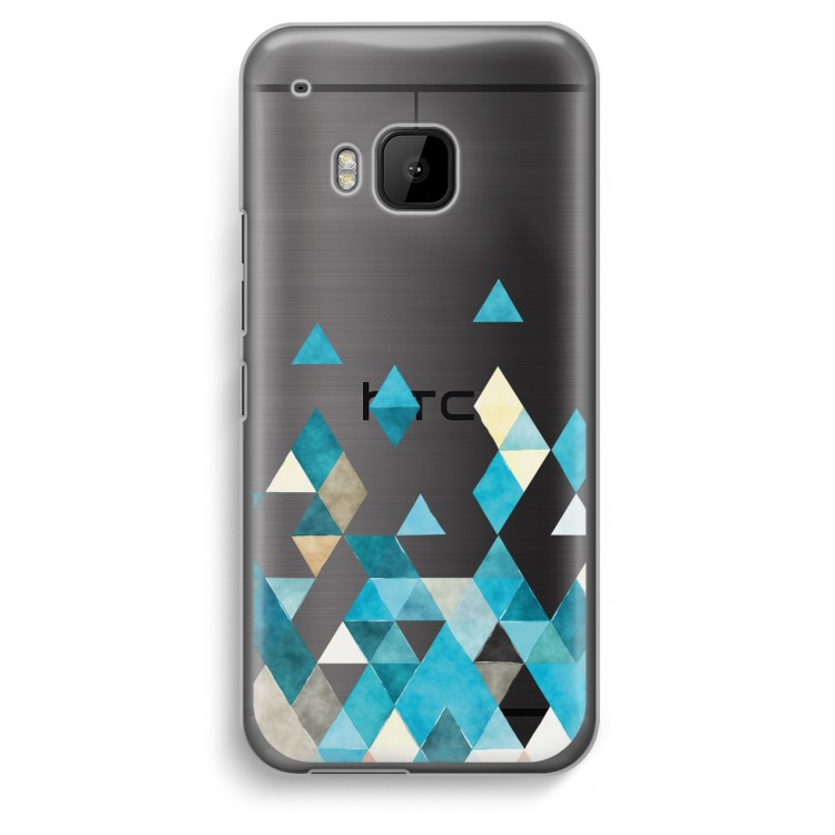 Coloured triangles blue