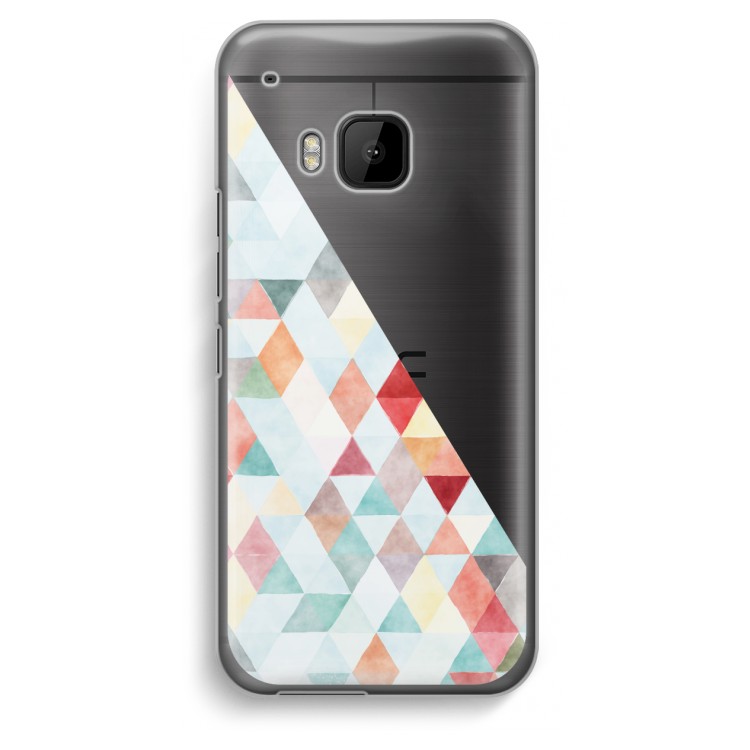 Coloured triangles pastel