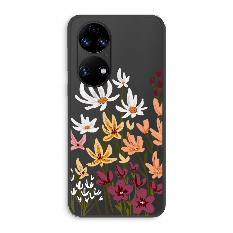 Painted wildflowers