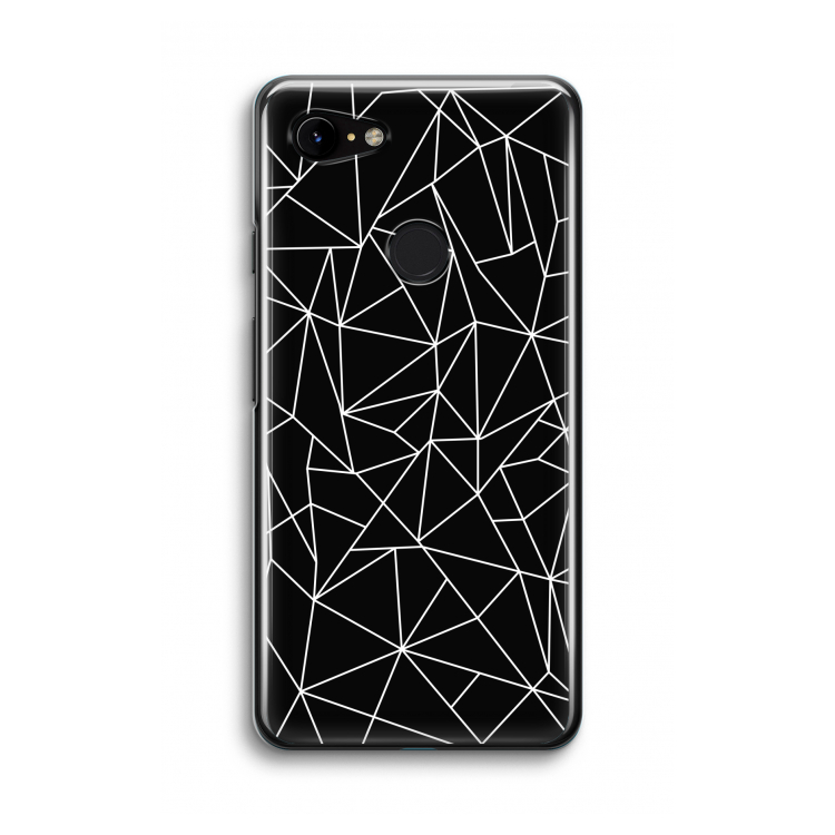 Geometric lines white