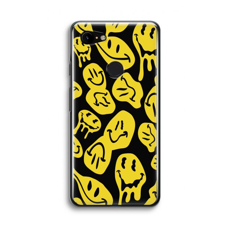 Melting smiley - Yellow