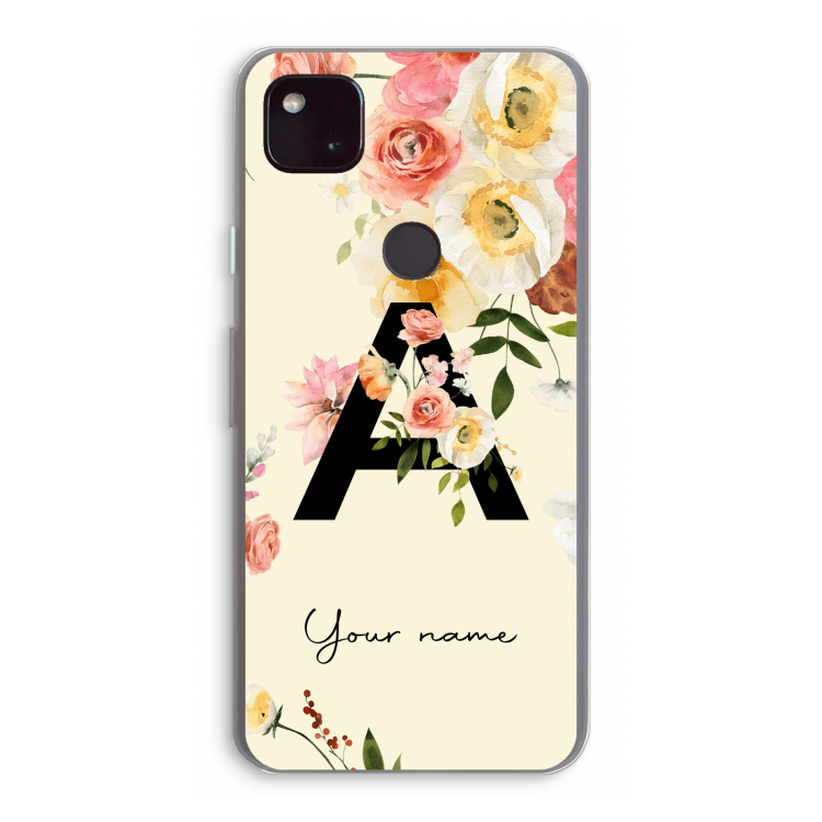 Flirty Flowers Monogram