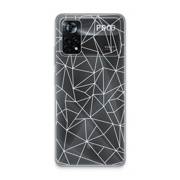 Geometric lines white