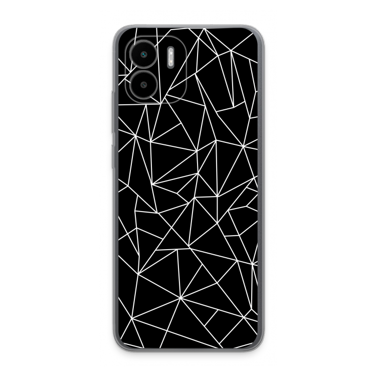 Geometric lines white