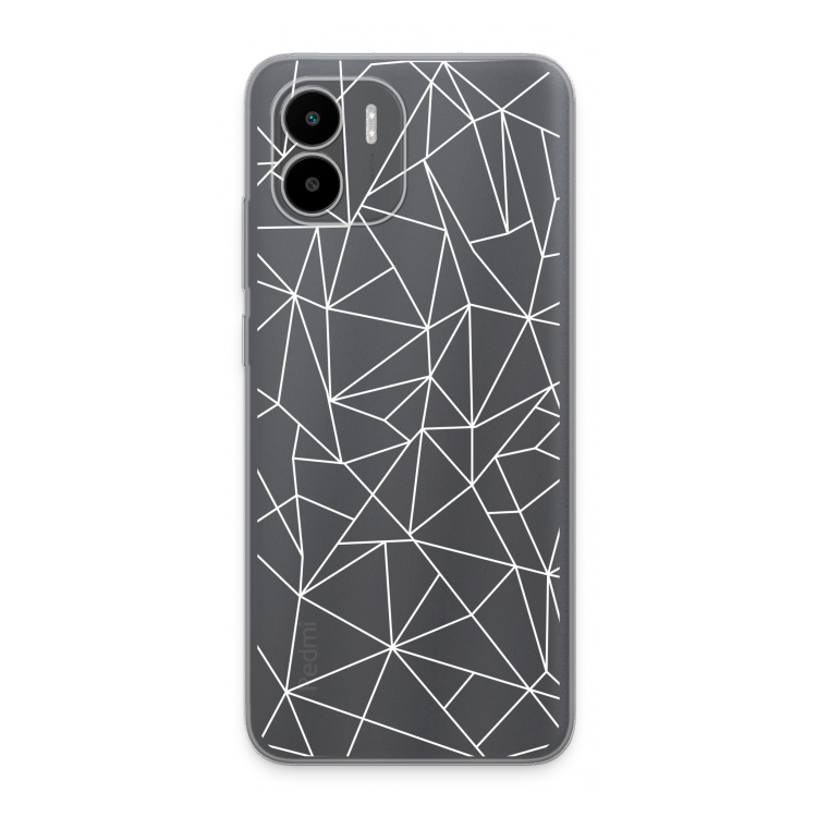 Geometric lines white