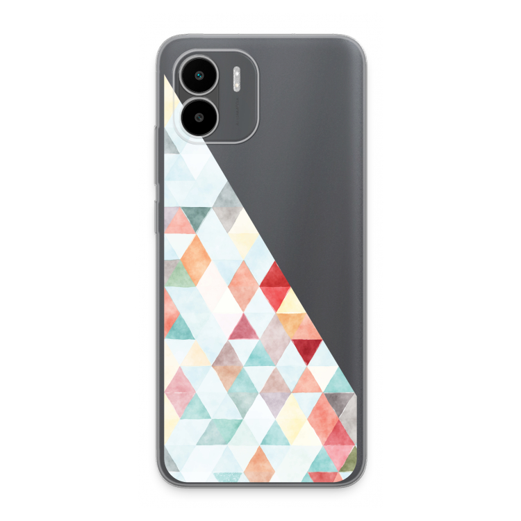 Coloured triangles pastel