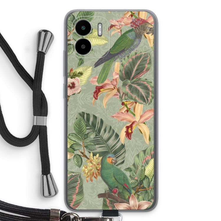 Tropical jungle parrot