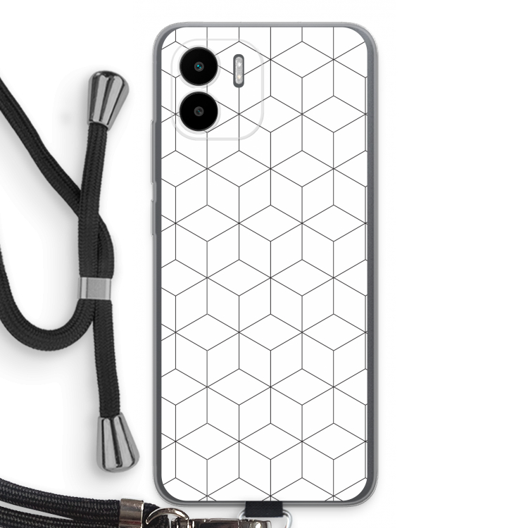 Cubes black and white