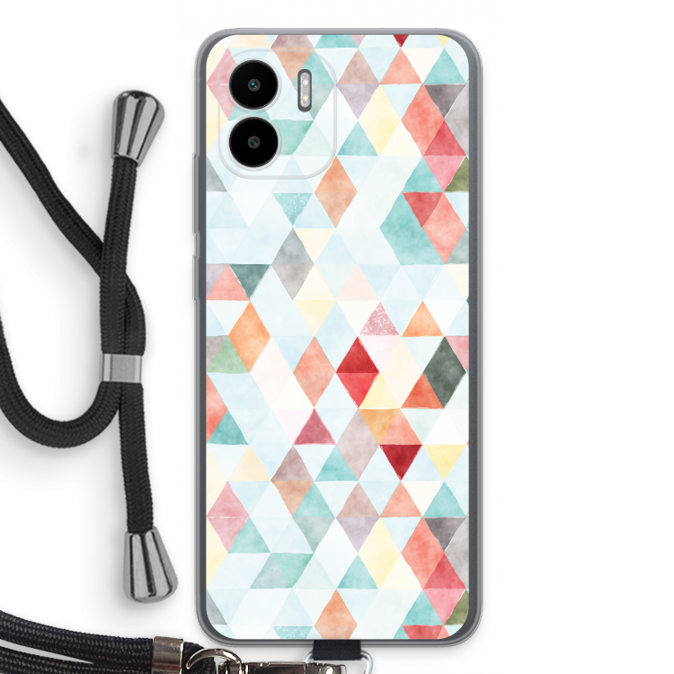 Coloured triangles pastel