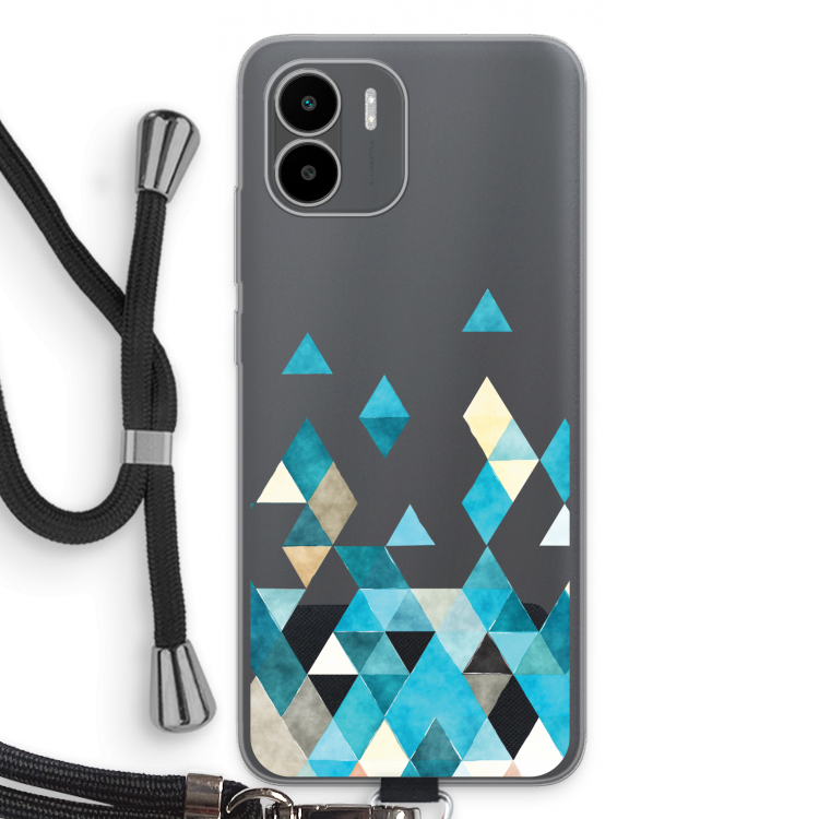 Coloured triangles blue