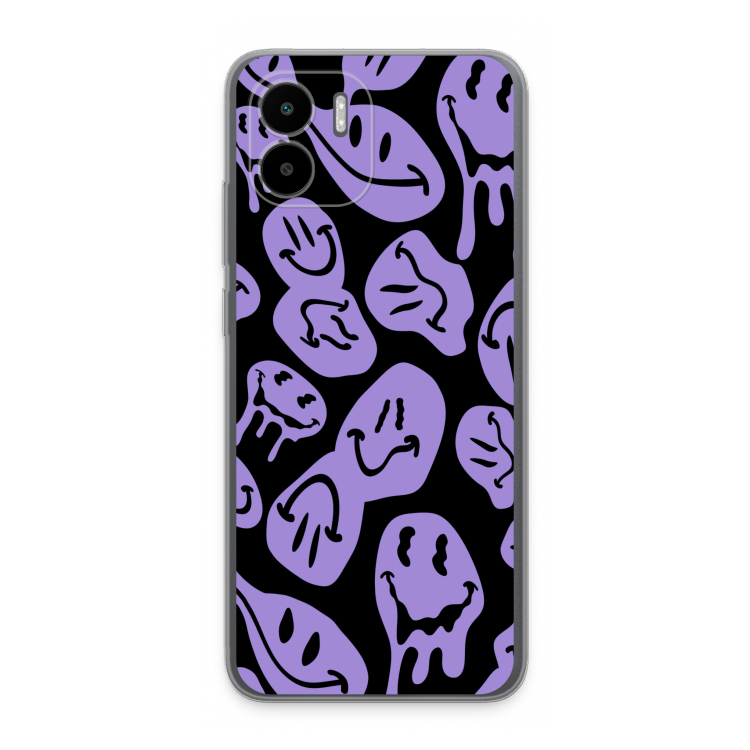 Melting Smiley - Purple