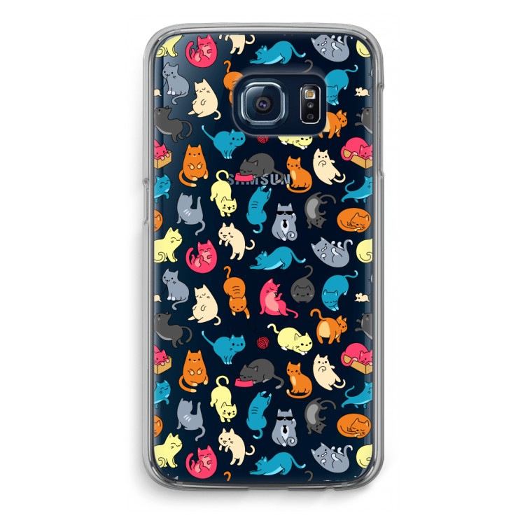 Colourful cats