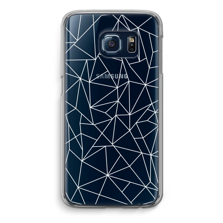 Geometric lines white