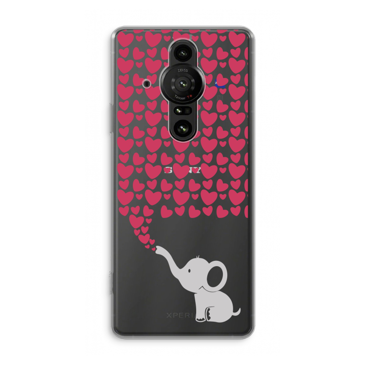 Éléphant et cœurs