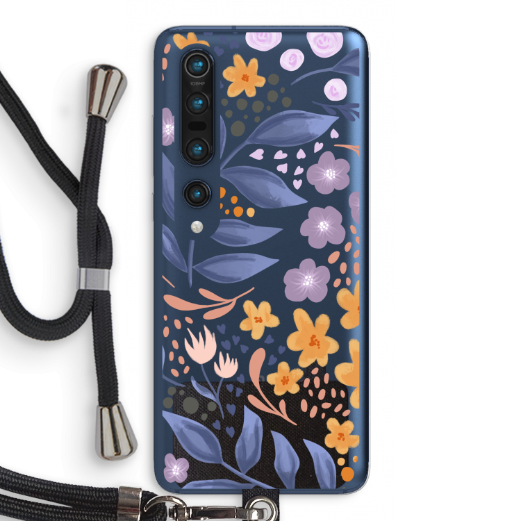 Flowers with blue leaves