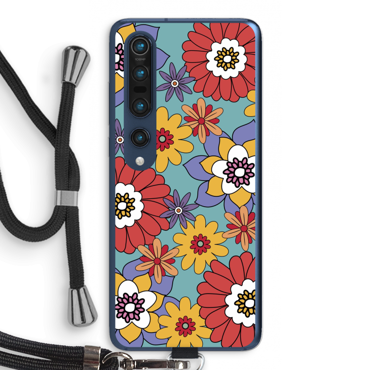 Retro Flowers - Blue