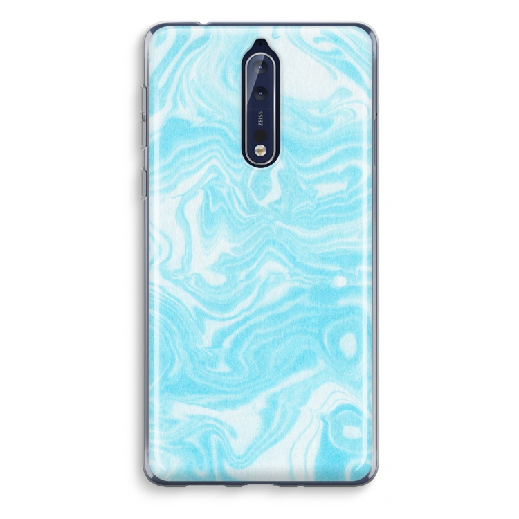 Water paint blue